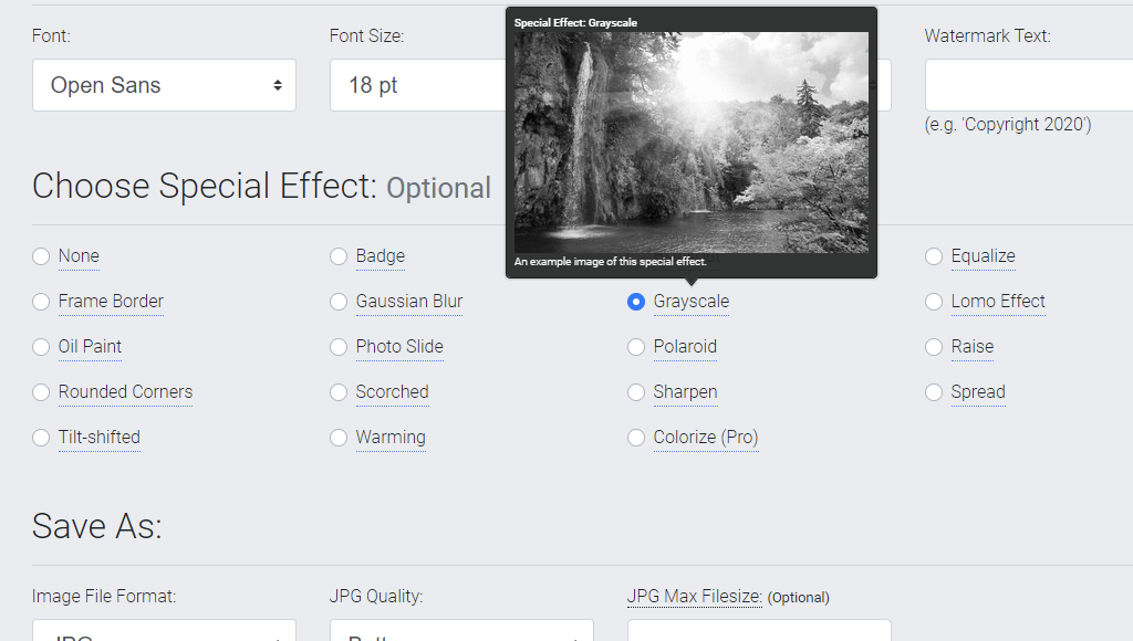 Make your photo black and white instantly Make your photo black and white instantly